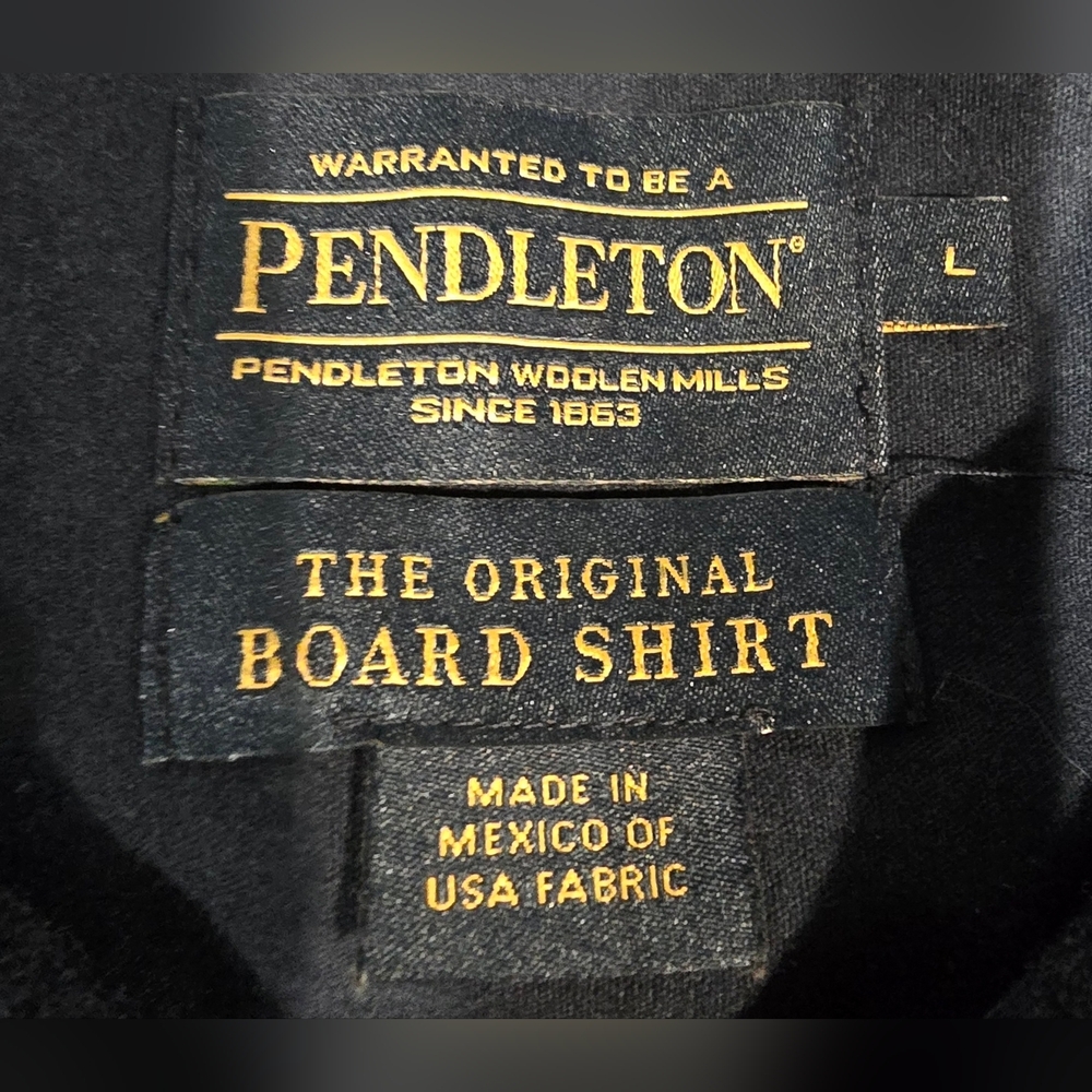 Pendleton 100% Virgin Wool The Original Board Shi… - image 2